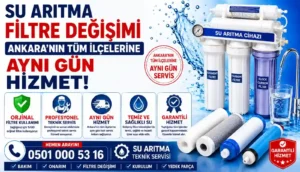 Ericek Su Arıtma Filtre Değişimi