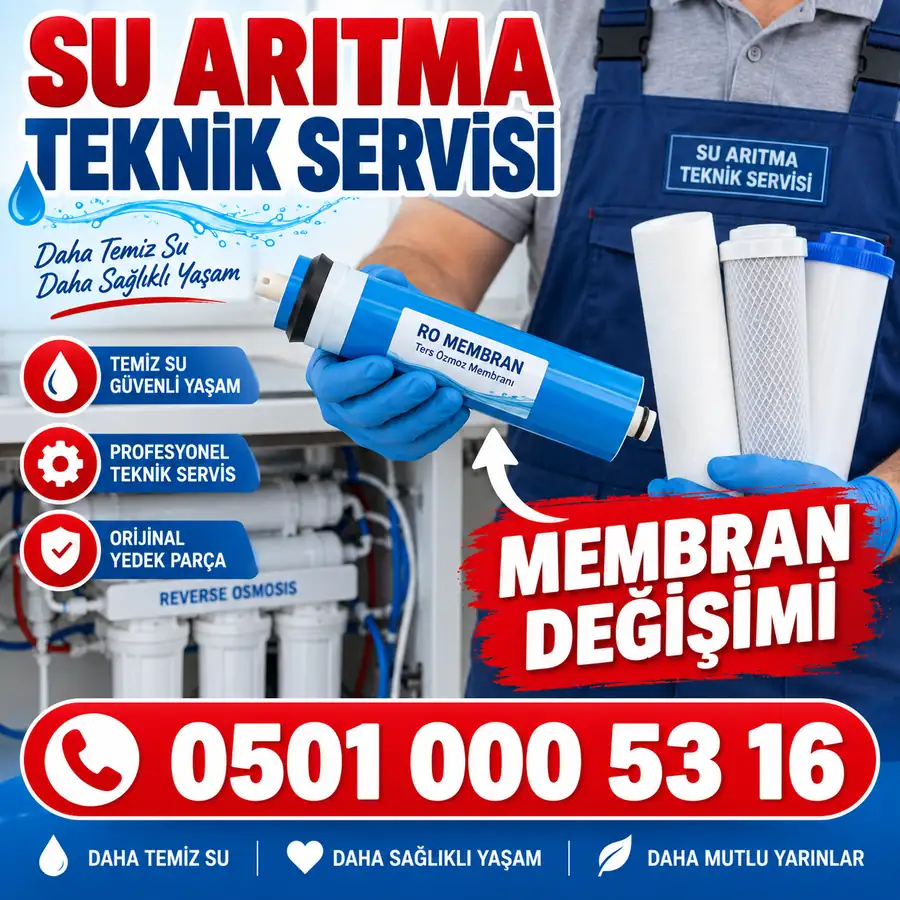 Su Arıtma Cihazı Filtre Değişimi