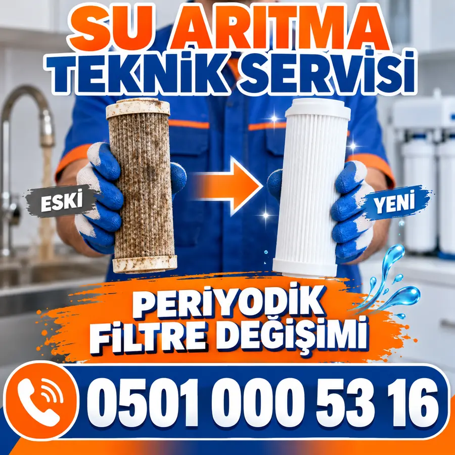 Su Arıtma Cihazı Filtre Değişimi